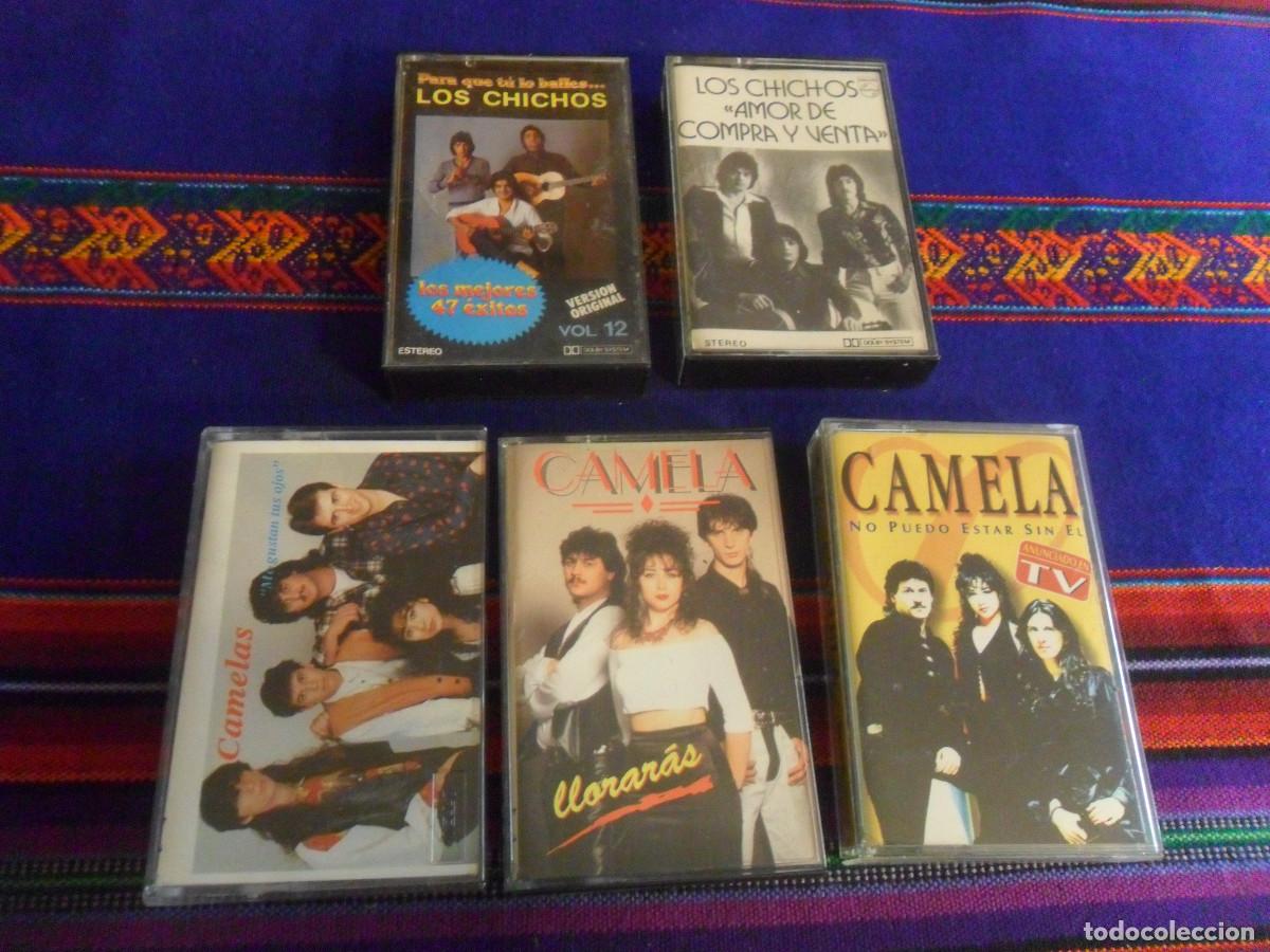 Cassette antiche: CASETE CAMELA ME GUSTAN TUS OJOS LLORAR&Aacute;S NO PUEDO ESTAR SIN &Eacute;L LOS CHICHOS VOL 12 AMOR COMPRA VENTA