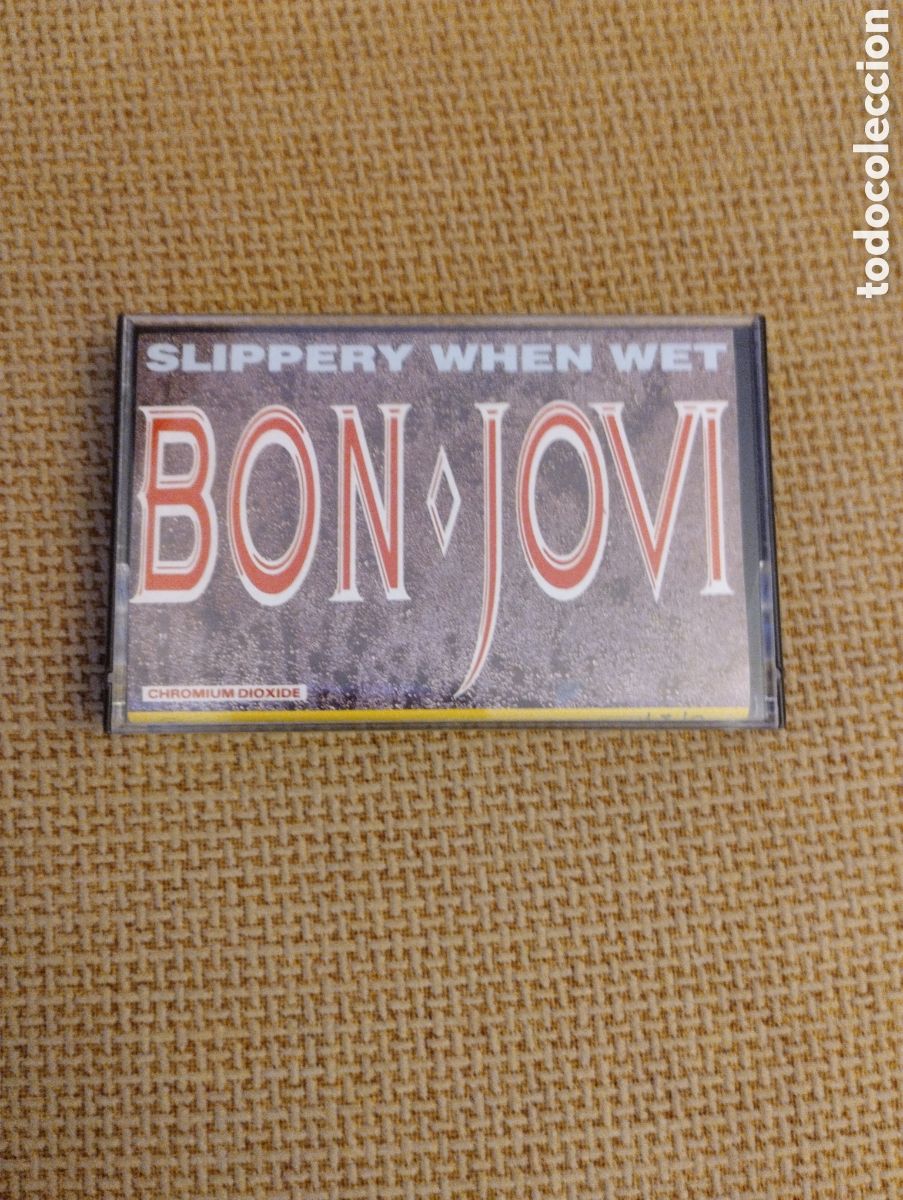 Cassette antiche: Cinta casete antigua Bon Jovi
