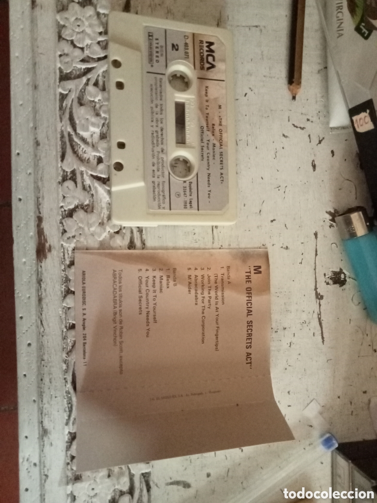 Casetes antiguos: Casset M the official secrets act - Foto 3