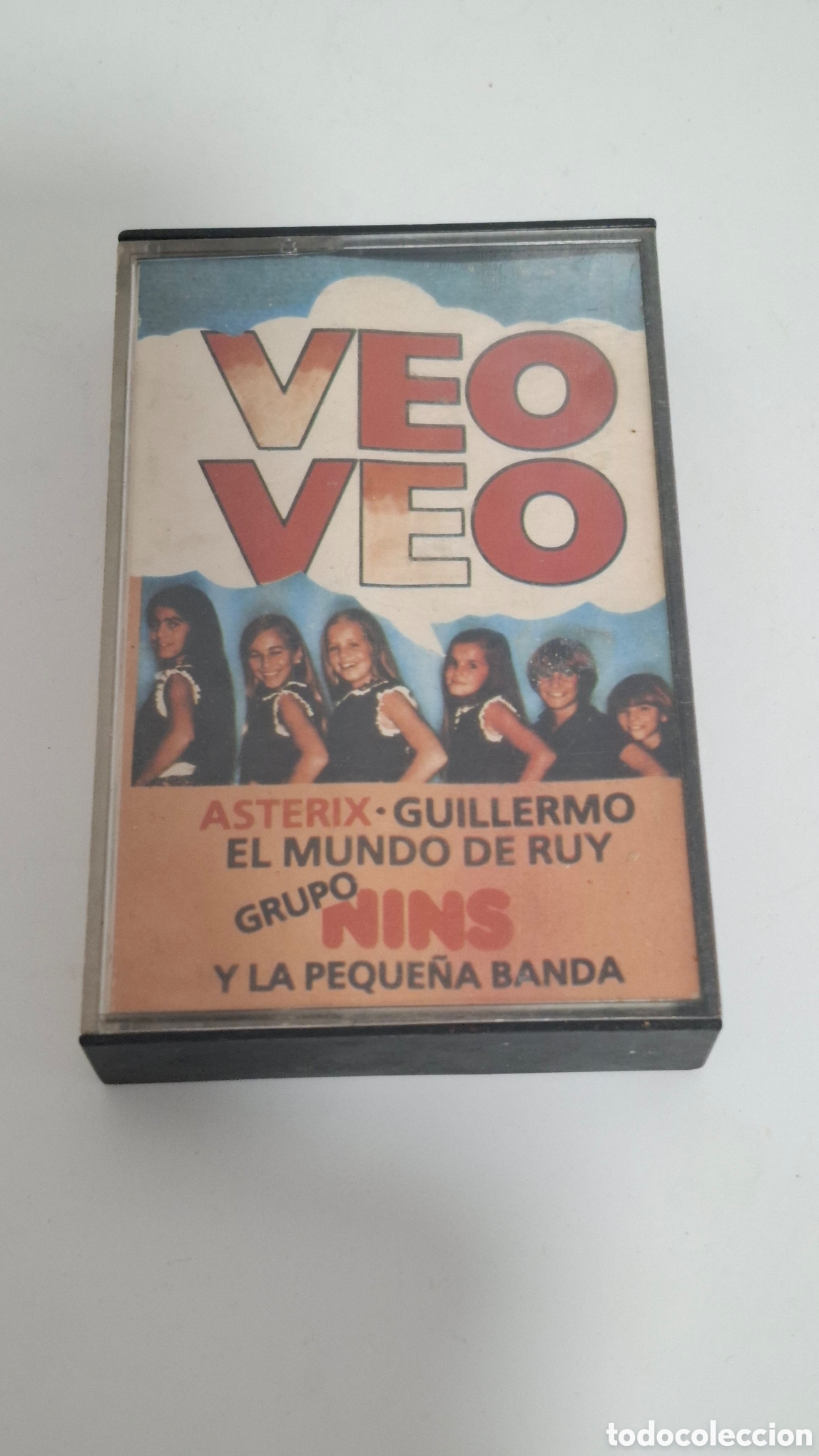 Casetes antiguos: CINTA CASETE INFANTIL A&Ntilde;OS 80 VEO VEO GRUPO NINS Y LA PEQUE&Ntilde;A BANDA QUIJOTE PEQUE&Ntilde;O RUY