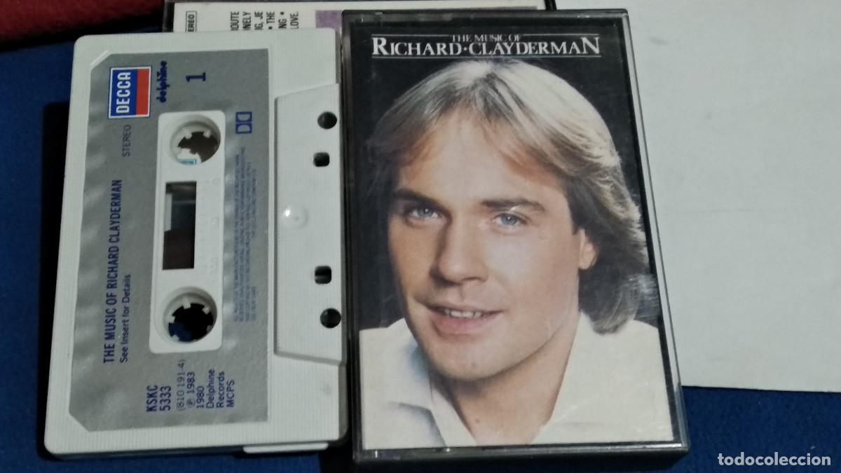 Cassetes antigas: THE MUSIC OF RICHARD CLAYDERMAN - 1983 DECCA - CASETE CINTA CASSETTE