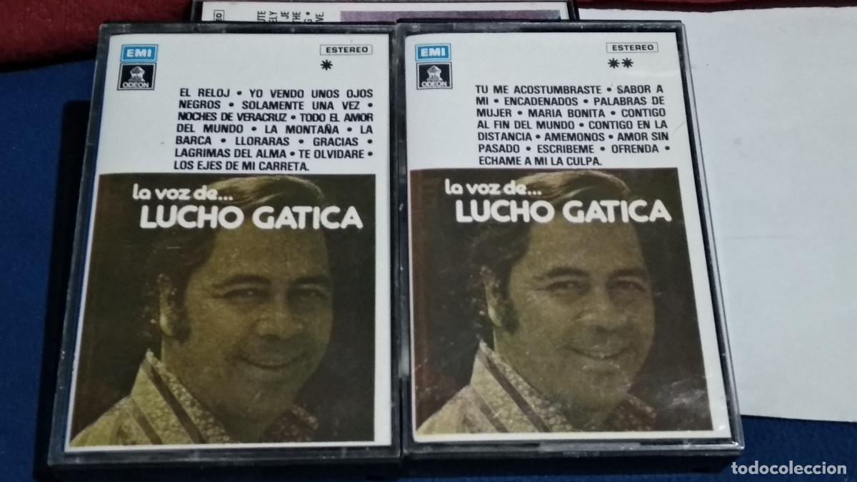 Cassetes antigas: CASETE 2 X CINTA CASSETTE ( La Voz De... LUCHO GATICA VOL 1 Y 2 ) 1977 EMI - CASETE CINTA CASSETTE
