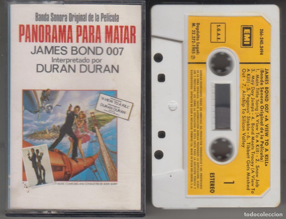 Alte Kassetten: John Barry cassette James Bond 007 Panorama para matar 1985 EMI Spain Duran Duran