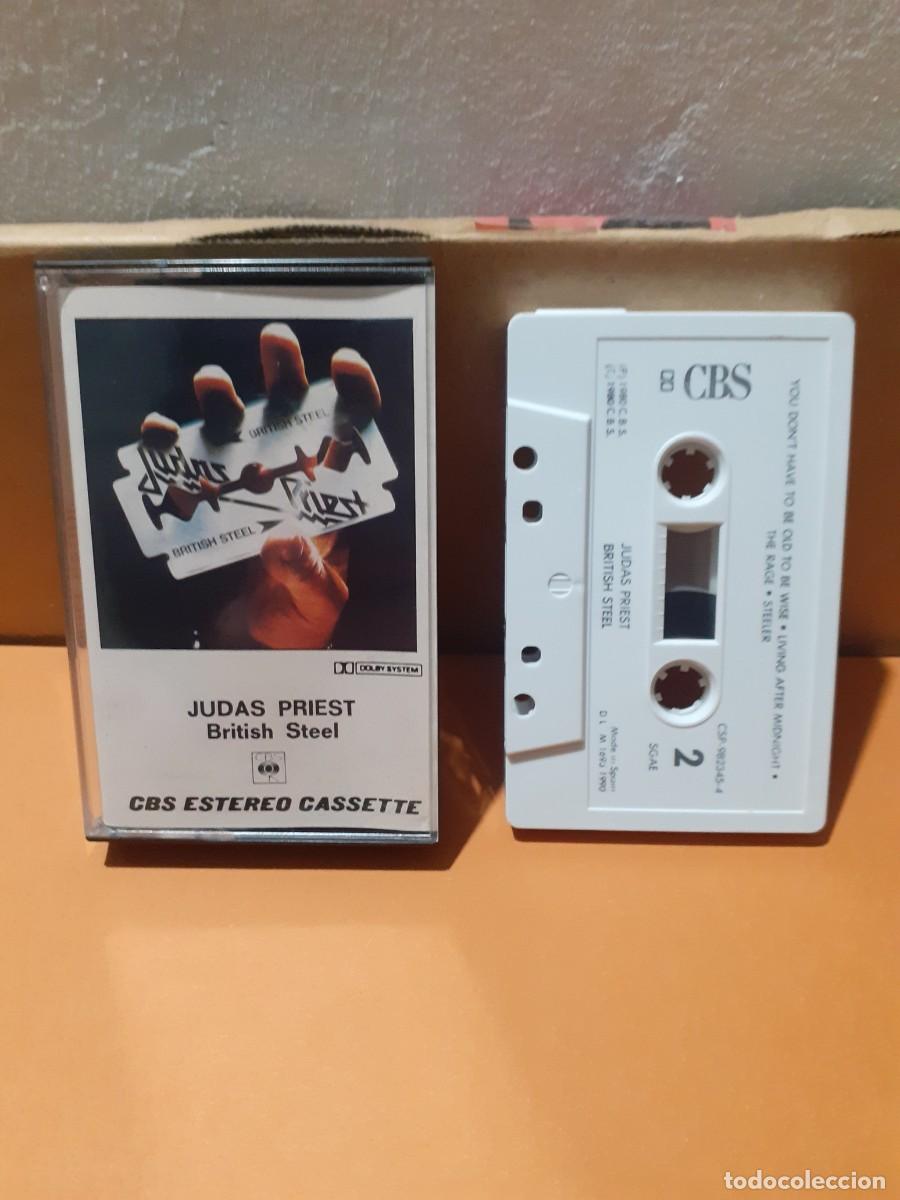 Cassetes antigas: Judas Priest. British steel.