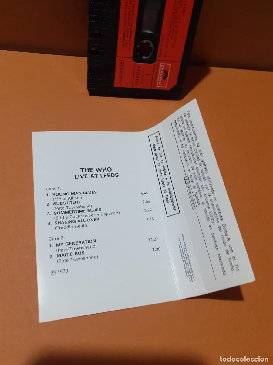 Casetes antiguos: The Who. Live at leeds. - Foto 3