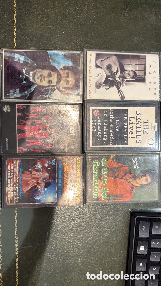 Casetes antiguos: LOTE 6 CASSETTES M&Uacute;SICA