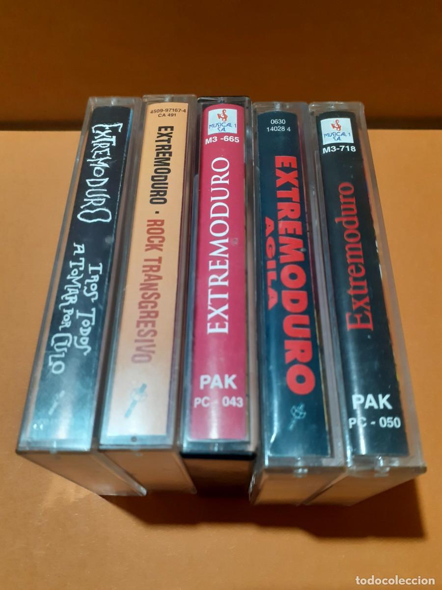 Casetes antiguos: Extremoduro. Cinco casetes. - Foto 3