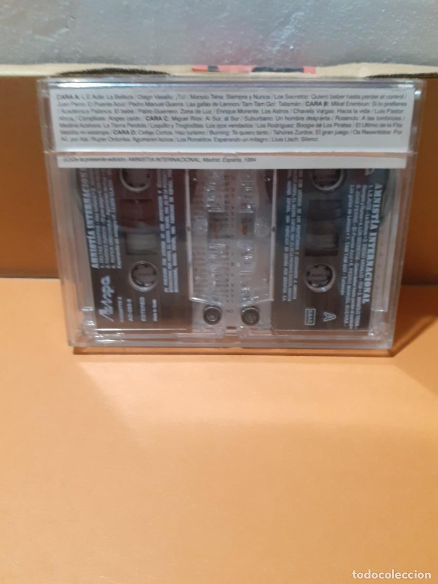 Casetes antiguos: Amnist&iacute;a internacional. Recopilatorio. - Foto 2
