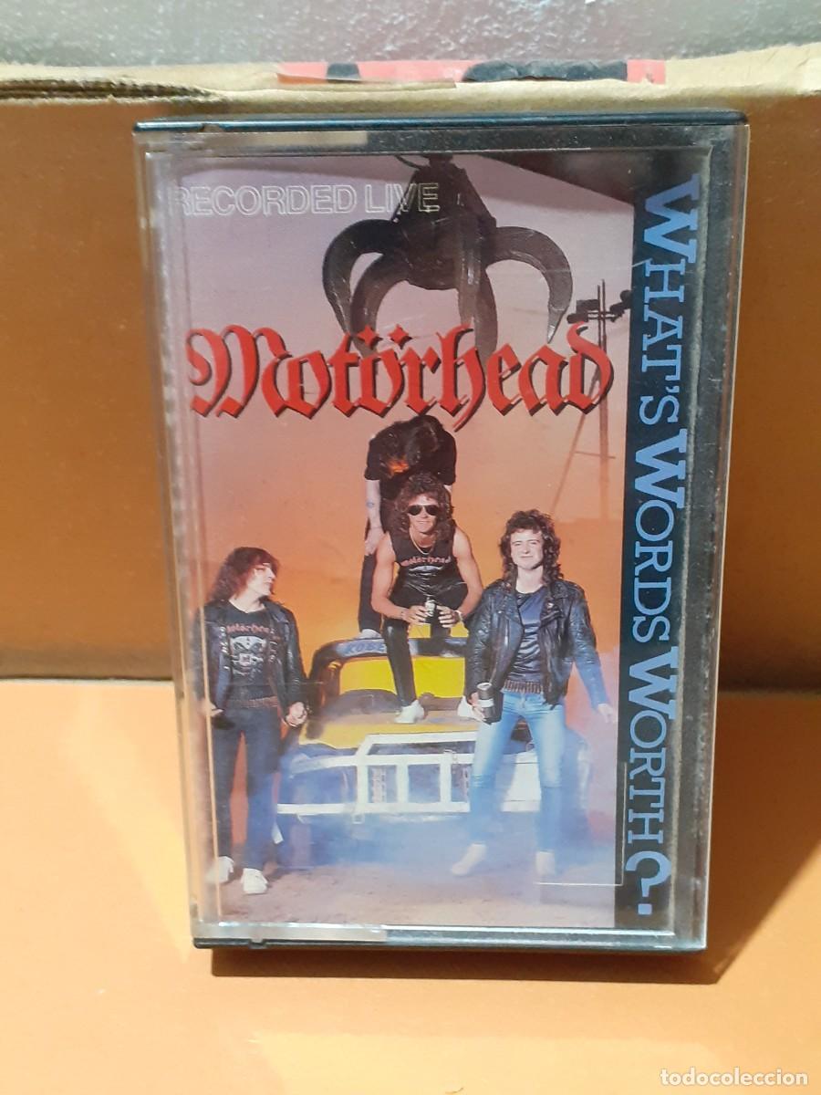 Casetes antiguos: Motorhead. Whats words worth?