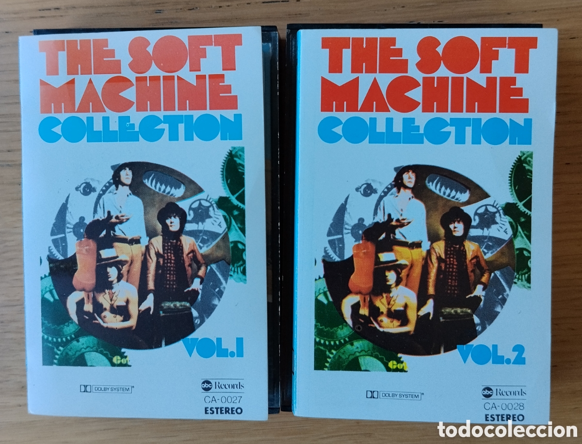 Cassetes antigas: SOFT MACHINE: &rdquo;THE SOFT MACHINE COLLECTION&rdquo; DOBLE CASETE 1976 - PROG ROCK