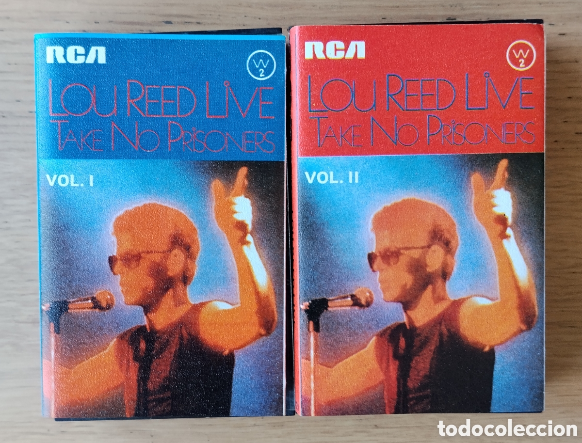 Cassetes antigas: LOU REED : &rdquo;LIVE - TAKE NO PRISONERS VOL. I Y II&rdquo; DOBLE CASETE 1978