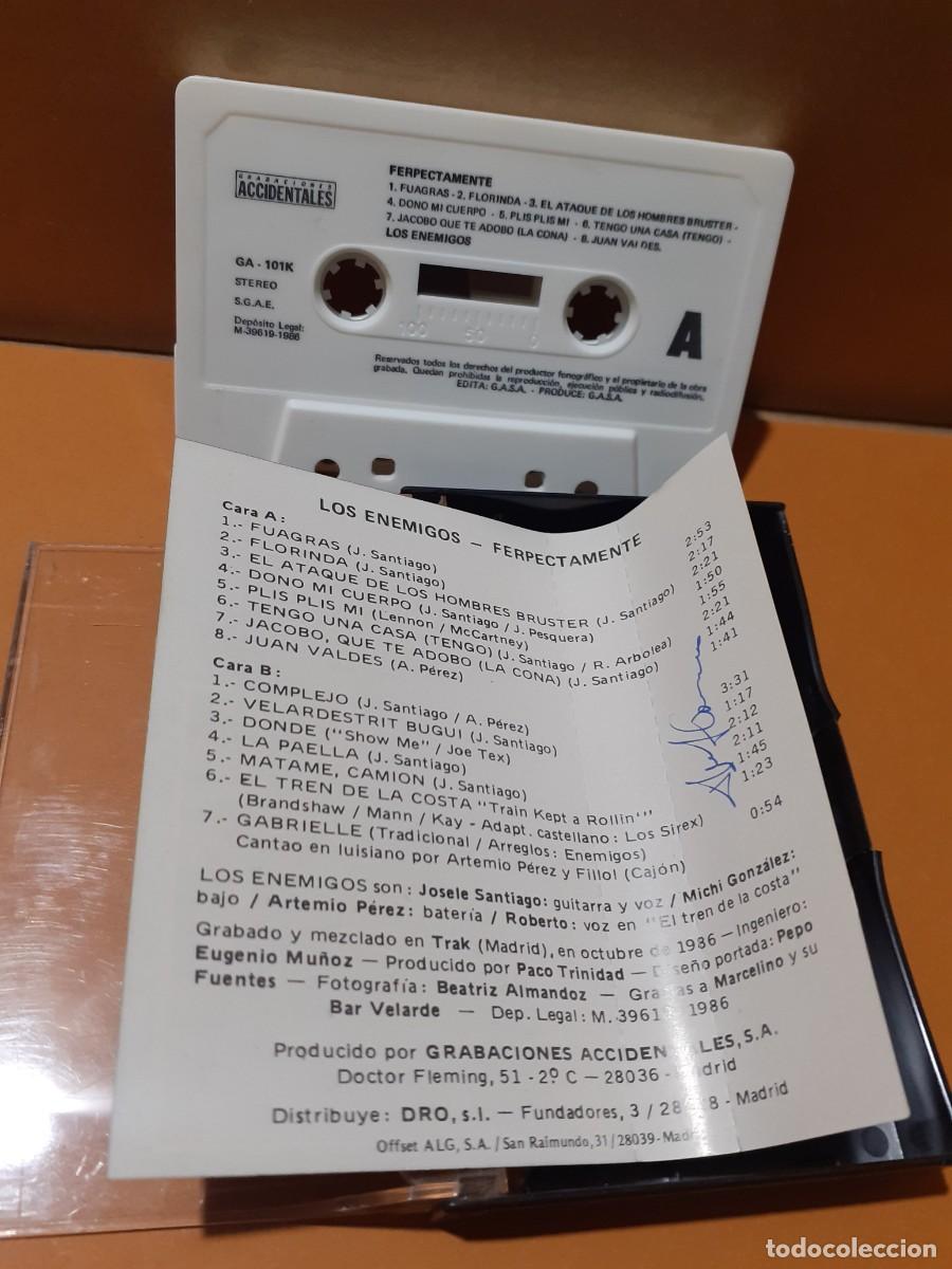 Casetes antiguos: Los enemigos. Ferpectamente. - Foto 3