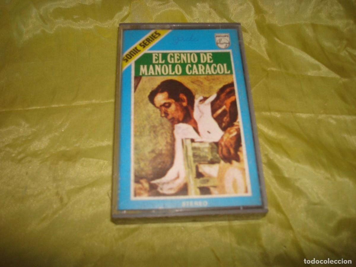 Casetes antiguos: EL GENIO DE MANOLO CARACOL. PHILIPS, 1971. CASETE