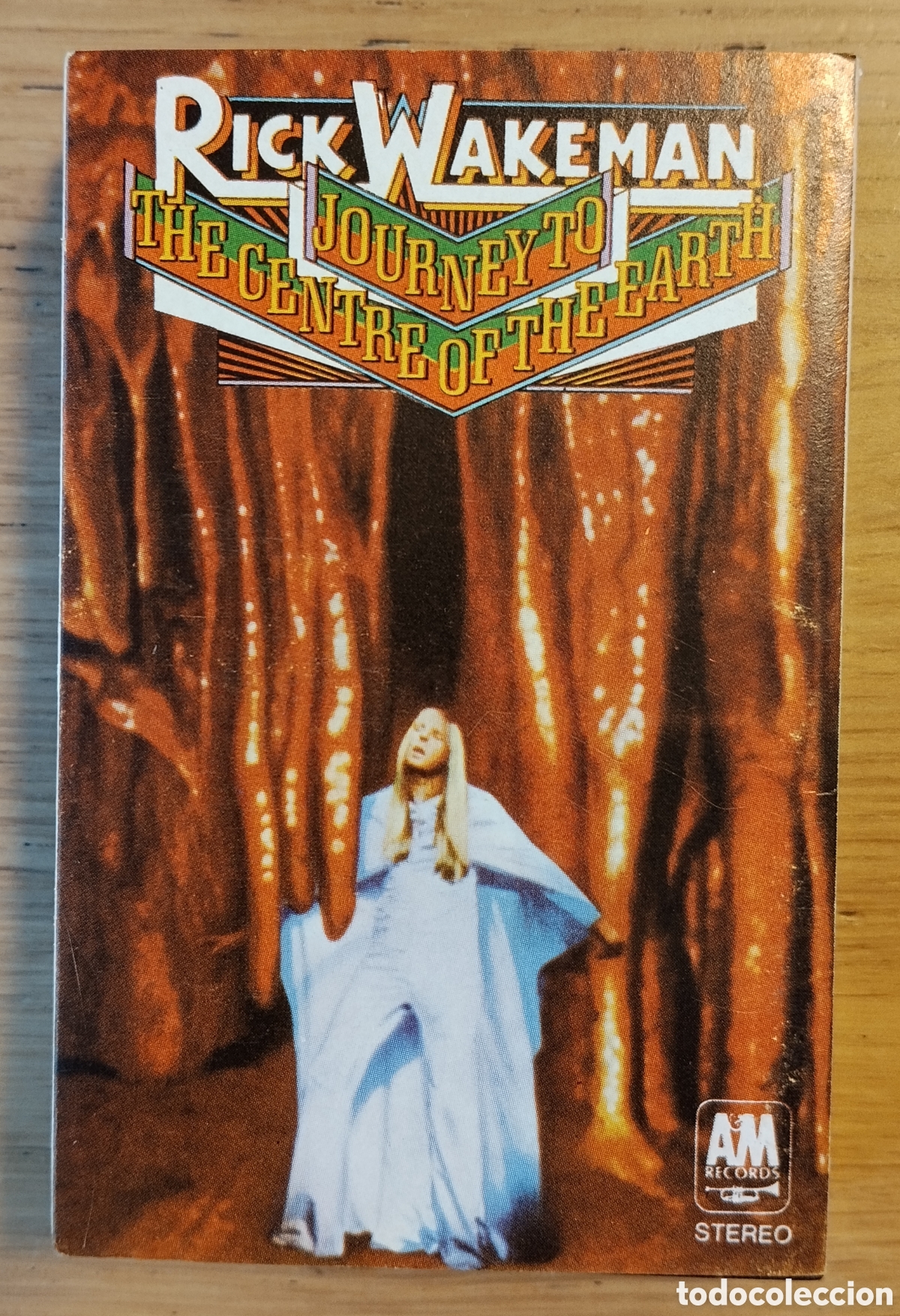 Casetes antiguos: RICK WAKEMAN : &rdquo;JOURNEY TO THE CENTRE OF THE EARTH&rdquo; CASETE 1974 - PROG ROCK