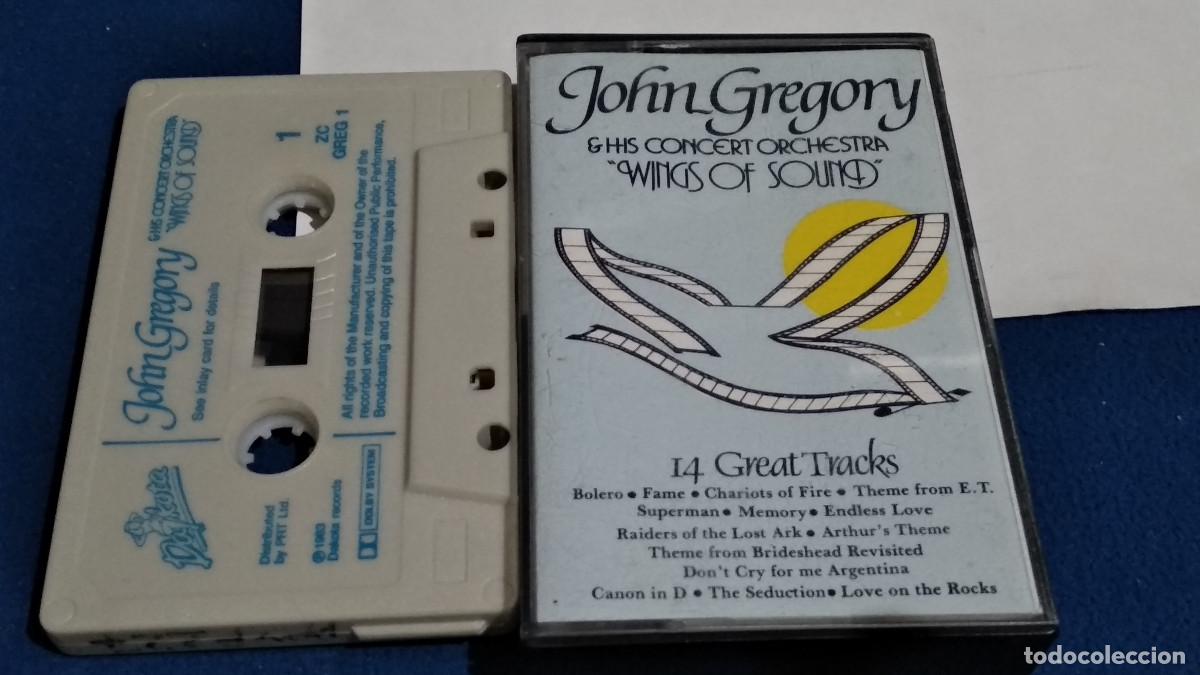 Cassettes Anciennes: John Gregory & His Concert Orchestra &ndash; Wings Of Sound -Dakota 1985 CINE - CASETE CASSETTE