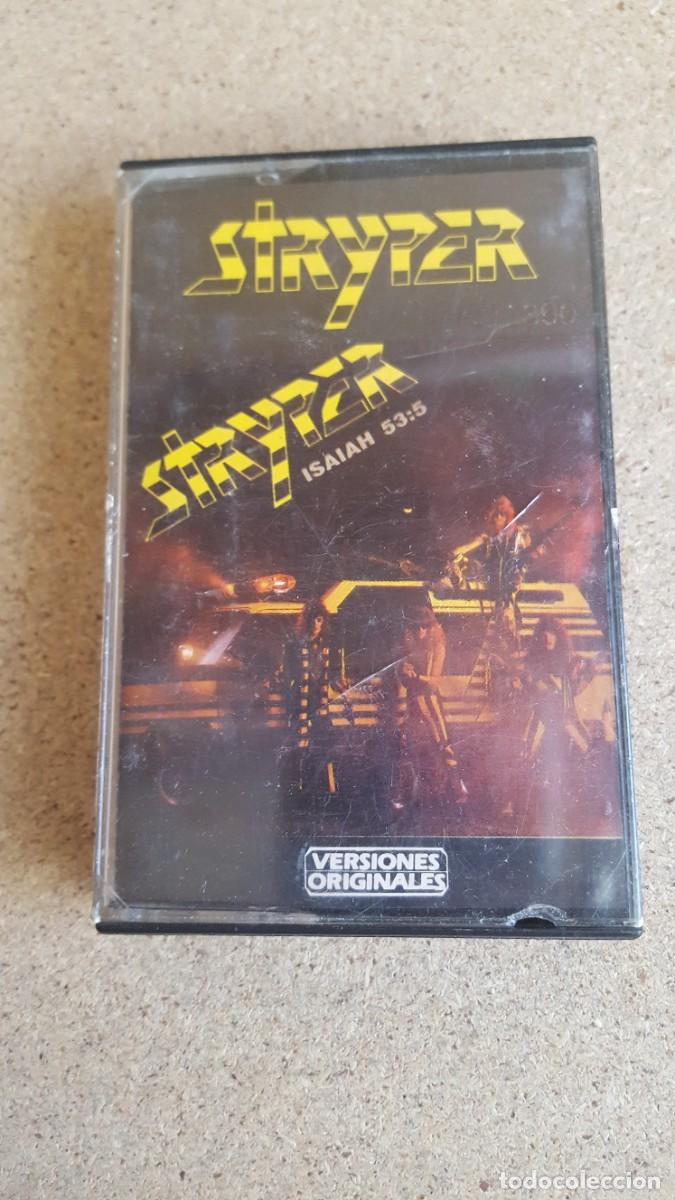 Casetes antiguos: Cinta de m&uacute;sica en casete/cassette original. Stryper, Isaiah 53:5.