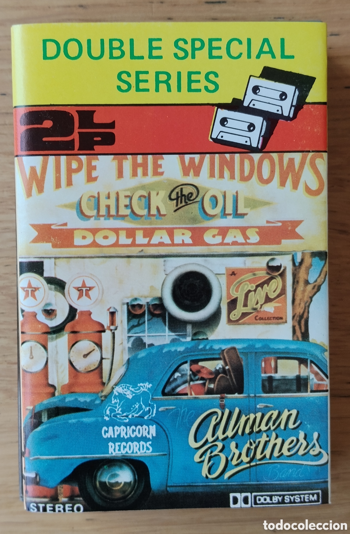 Casetes antiguos: THE ALLMAN BROTHERS BAND : &rdquo;WIPE THE WINDOWS, CHECK THE OIL, DOLLAR GAS&rdquo; CASETE 1978 - COUNTRY ROCK