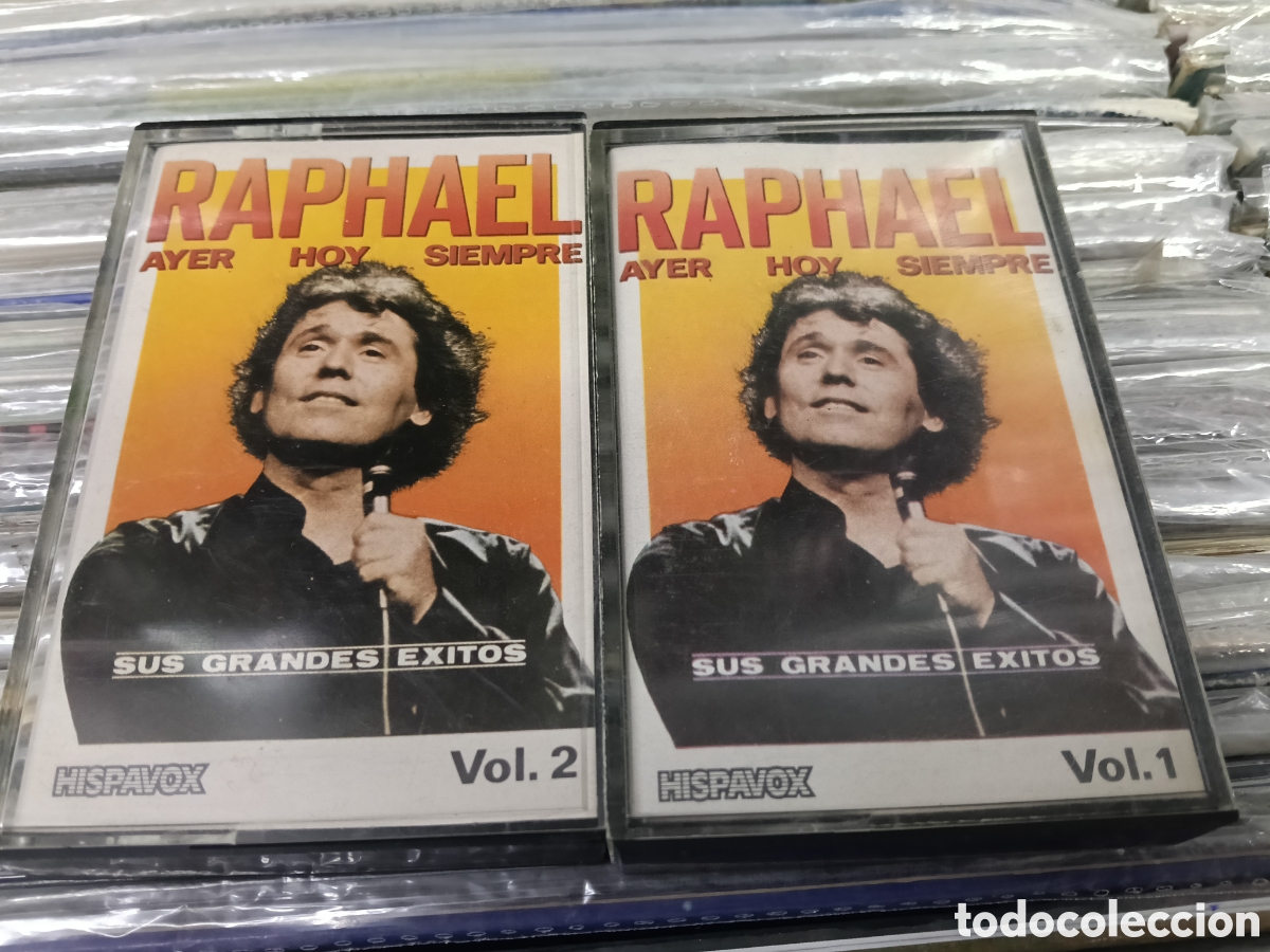 Alte Kassetten: Raphael doble casete ayer hoy siempre sus grandes &eacute;xitos 1982