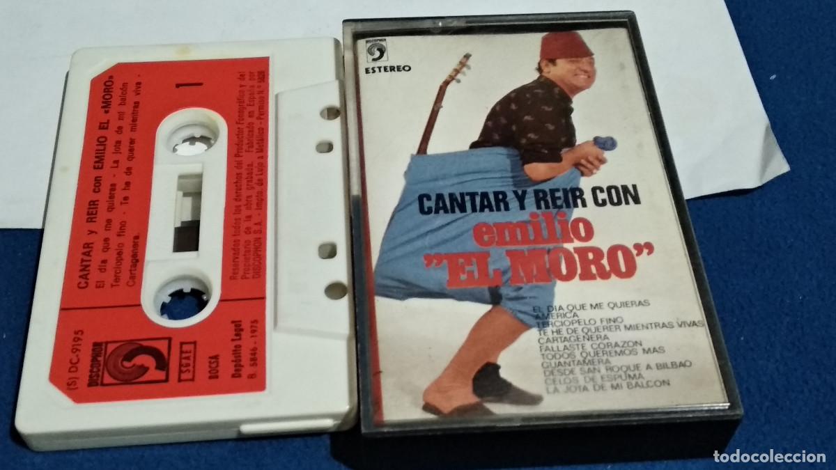 Cassettes Anciennes: EMILIO EL MORO / CANTAR Y REIR - 1975 DISCOPHON CSAETE CINTA CASSETTE