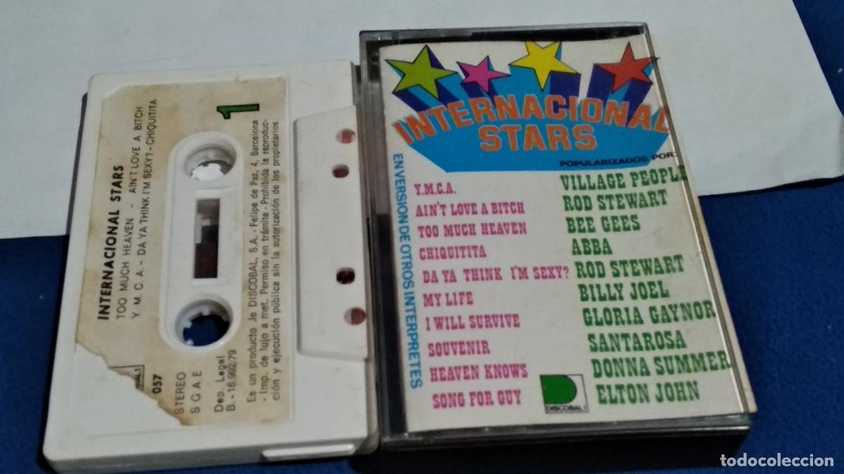 Cassetes antigas: INTERNACIONALES STARS - 1979 DISCOBAL COVER CASETE CINTA CASSETTE