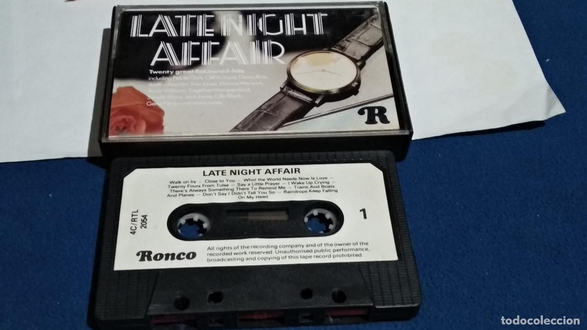 Cassetes antigas: Late Night Affair - 1980 Ronco RECORDS Funk / Soul, Blues, Pop, CASETE CINTA CASSETTE