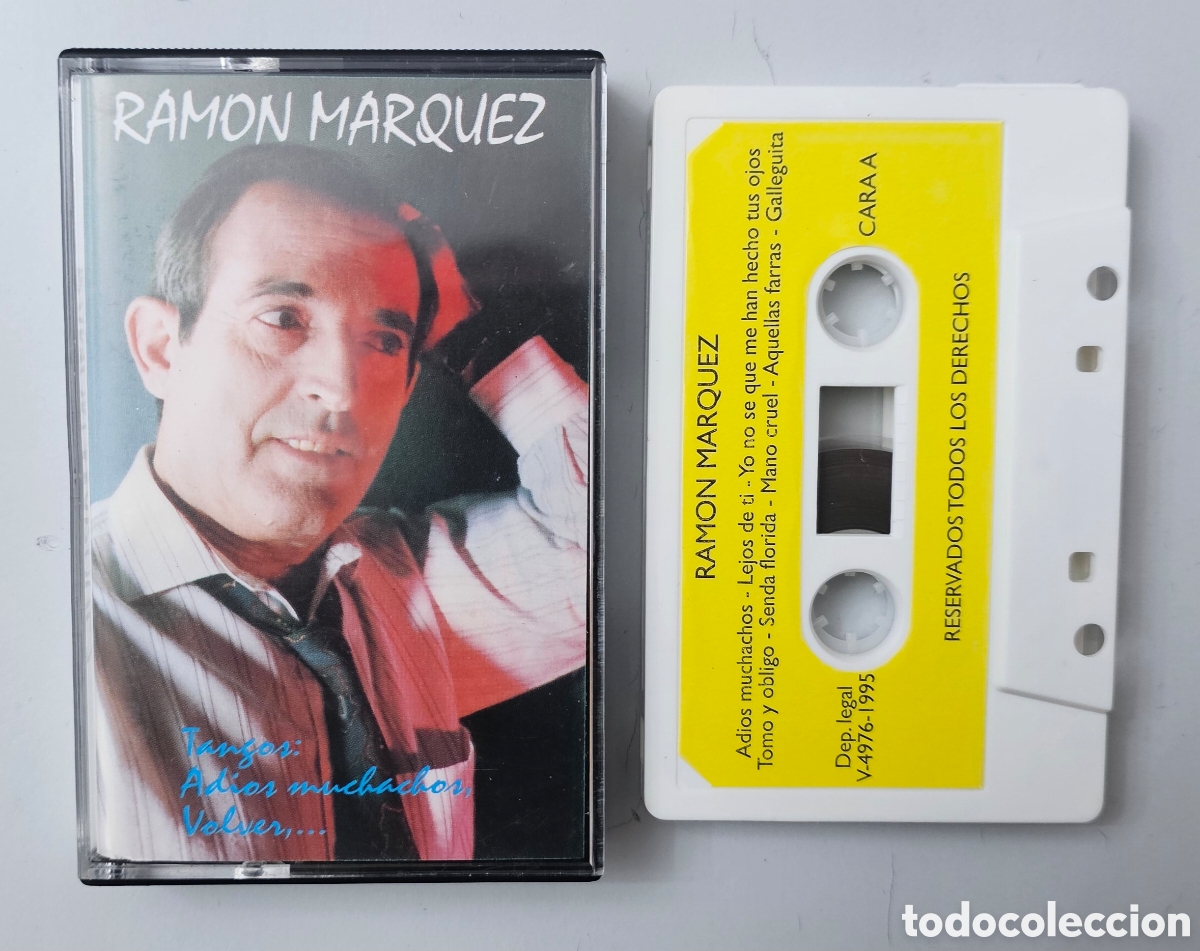 Casetes antiguos: CASSETTE RAMON MARQUEZ- Tangos (Espa&ntilde;a - Again Estudios - 1995) PRIVADO MEGARARO CANTANTE MEXICANO