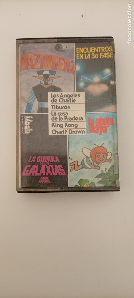 Cassette antiche: Mazinger Z La abeja Maya La guerra de las galaxias cassette 1978