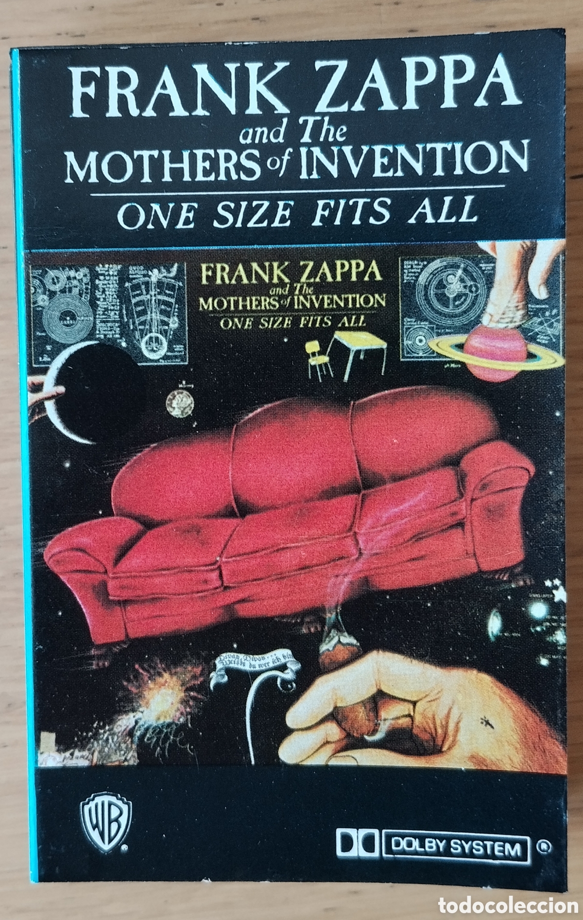 Cassette antiche: FRANK ZAPPA AND THE MOTHERS OF INVENTION : &rdquo;ONE SIZE FITS ALL&rdquo; CASETE 1975 - PROG ROCK - FUSION