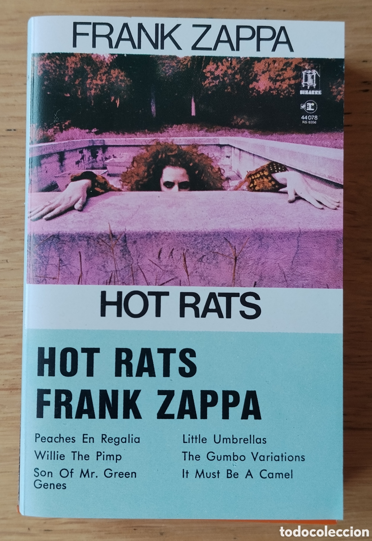 Old Cassettes: FRANK ZAPPA : &rdquo;HOT RATS&rdquo; CASETE 1973 - JAZZ ROCK - FUSION