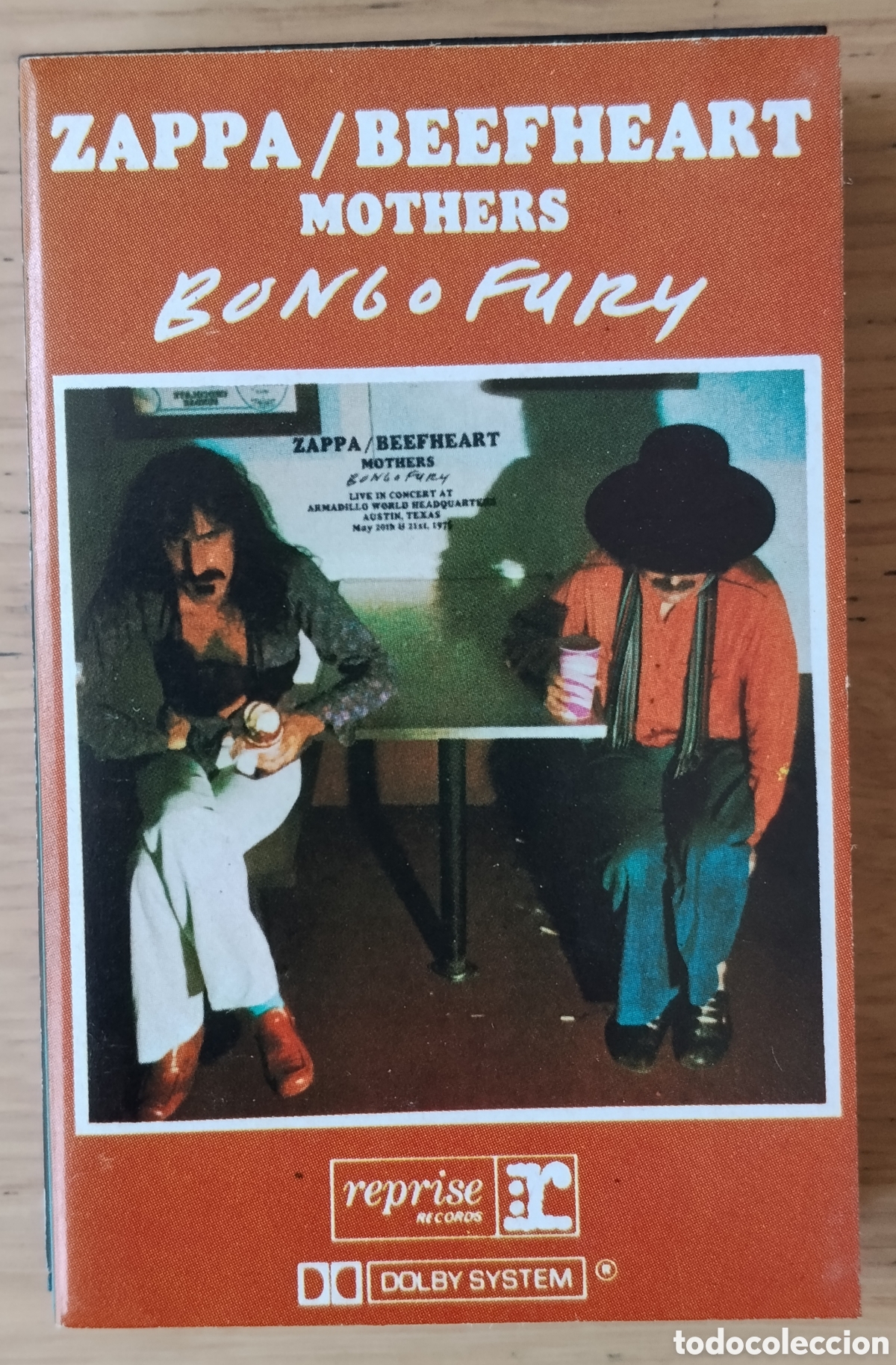 Casetes antiguos: FRANK ZAPPA/ CAPTAIN BEEFHEART/ THE MOTHERS : &rdquo;BONGO FURY&rdquo; CASETE 1977 - JAZZ ROCK - FUSION