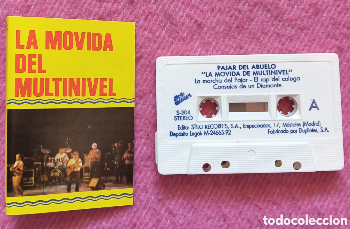 Cassetes antigas: Cassette PAJAR DEL ABUELO - La Movida del Multinivel - Stylo - S-304 (NM/NM)