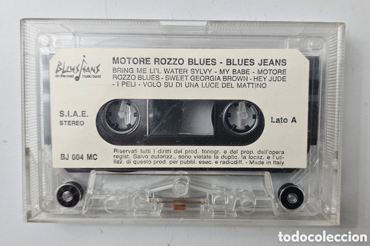 Alte Kassetten: CASSETTE BLUES JEANS - Motore rozzo blues (Italia - Privado - 1991) RARO