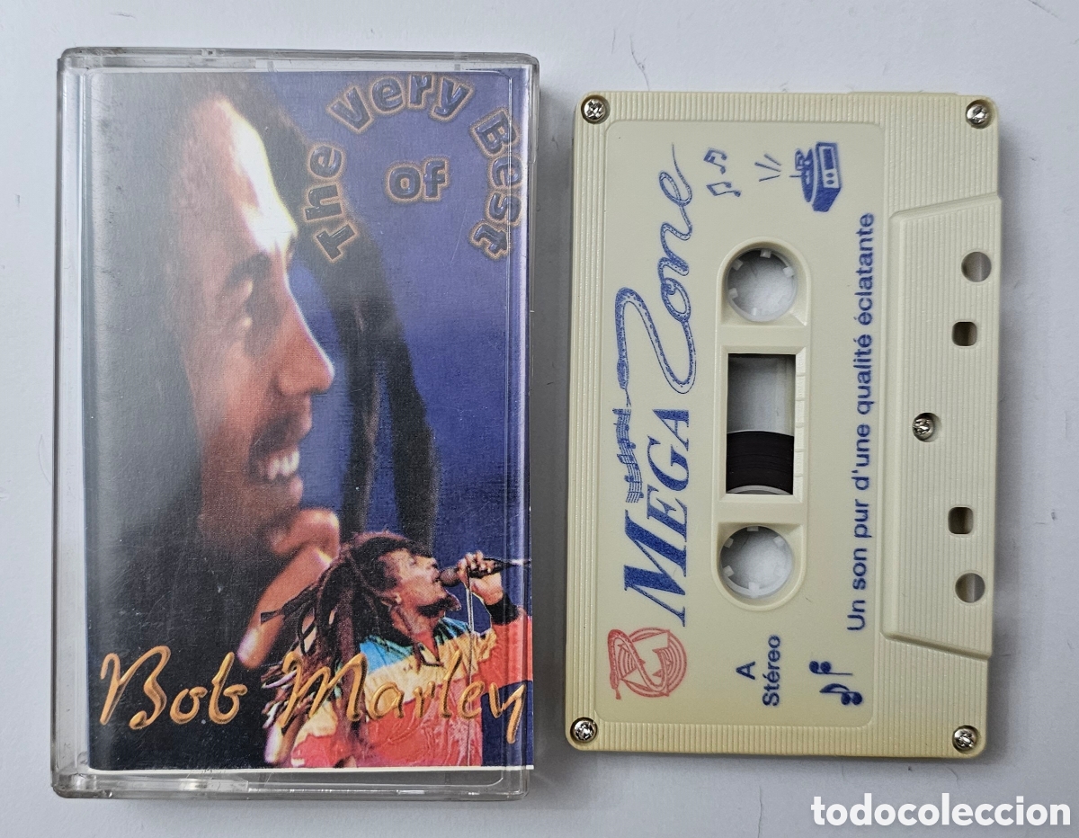 Cassetes antigas: CASSETTE BOB MARLEY - The very best of (Marruecos - Mega Zone - 1980s) Reggae MEGARARO