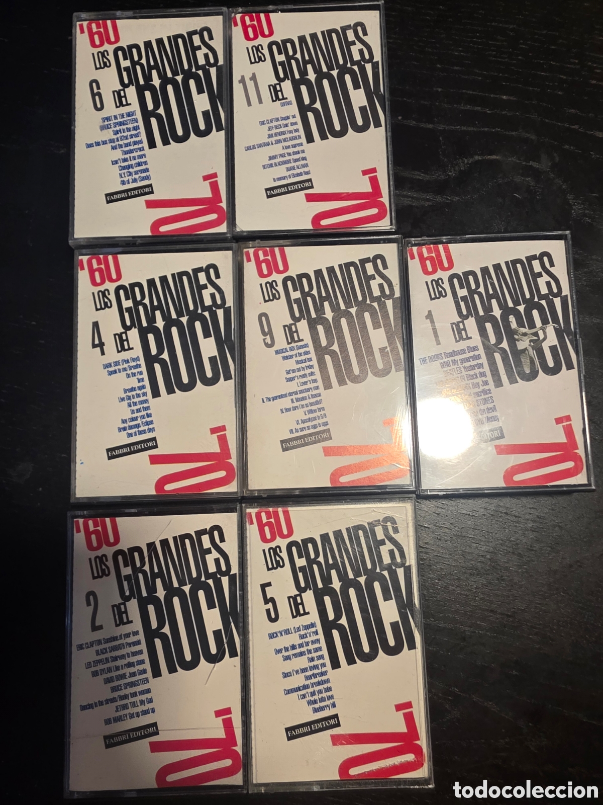 Cassettes Anciennes: LOTE DE CASSETTES COLECCI&Oacute;N LOS GRANDES DEL ROCK