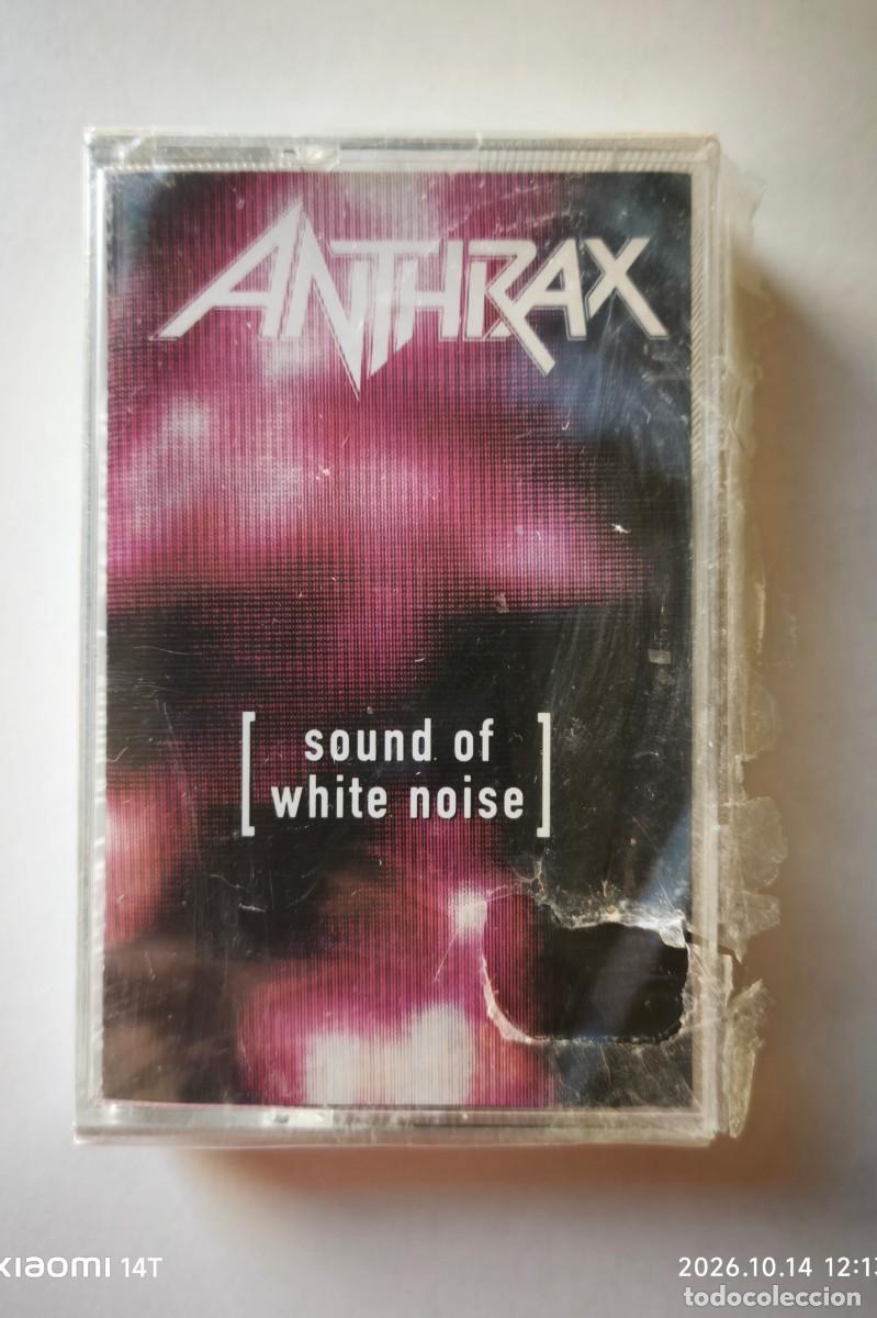 Old Cassettes: ANTRAX-SOUND OF WHITE NOISE ( ELEKTRA 1550 61430-4(MX). CASETE