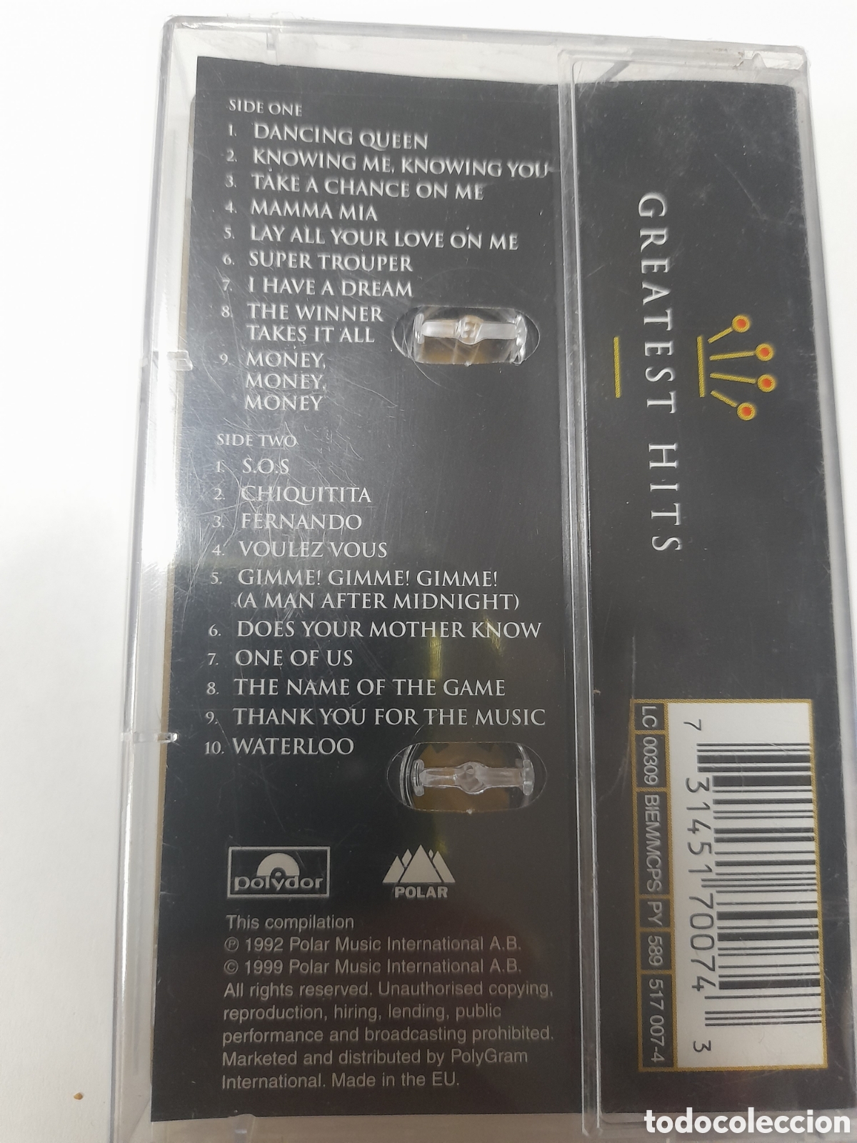 Casetes antiguos: ABBA. GOLD. Greatest Hits. - Foto 2