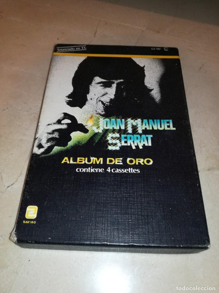 Old Cassettes: CAJA CON 4 CASETES DE JOAN MANUEL SERRAT-ALBUM DE ORO