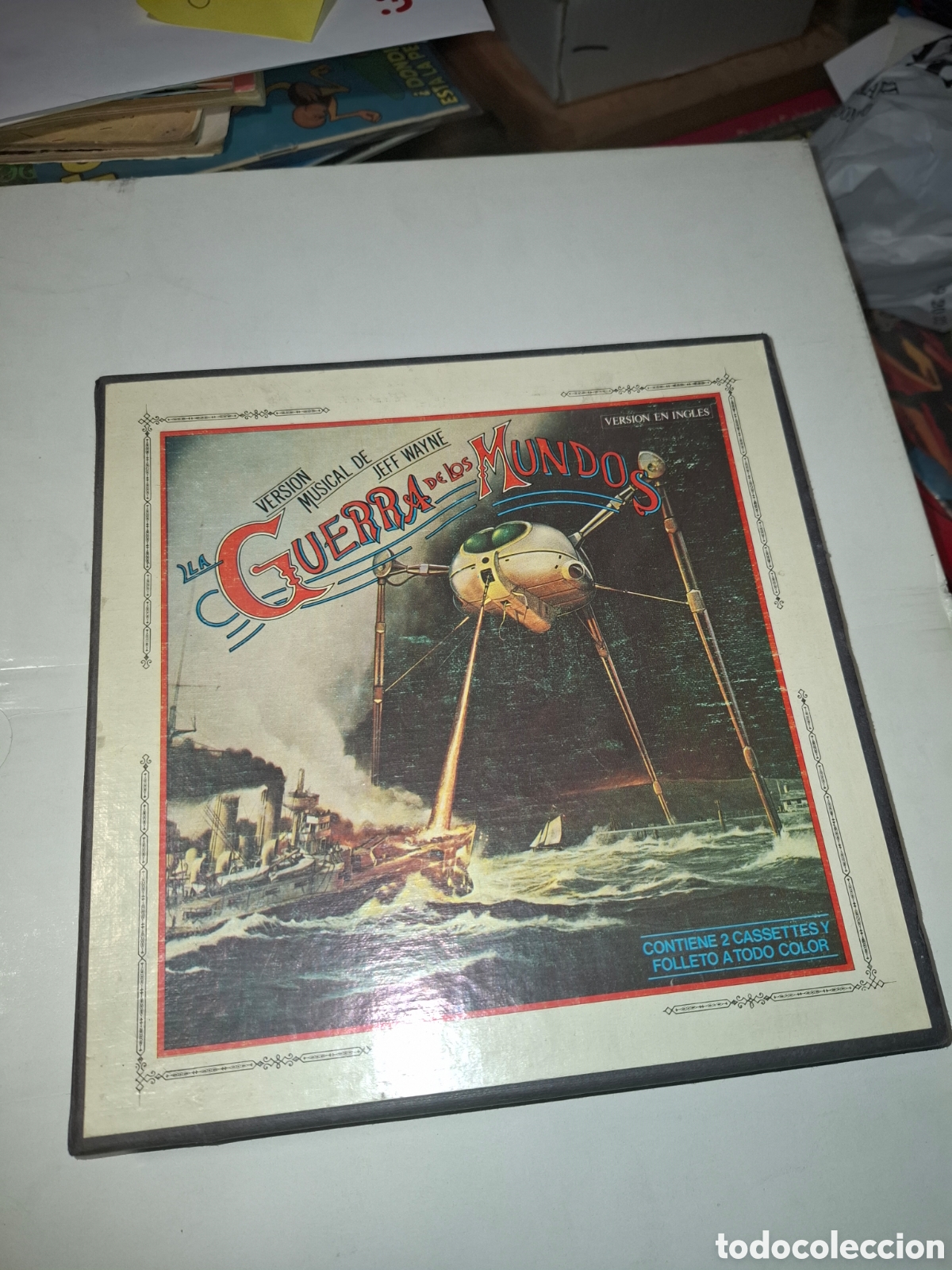 Old Cassettes: La Guerra de los Mundos , 2 cassettes , version inglesa