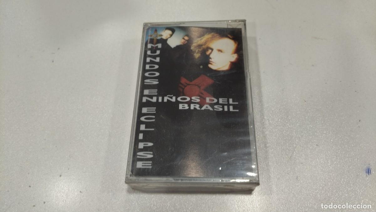 Cassetes antigas: XMOSTRADOR- Ni&ntilde;os Del Brasil - Mundos En Eclipse (Cass, Album)- PRECINTADO