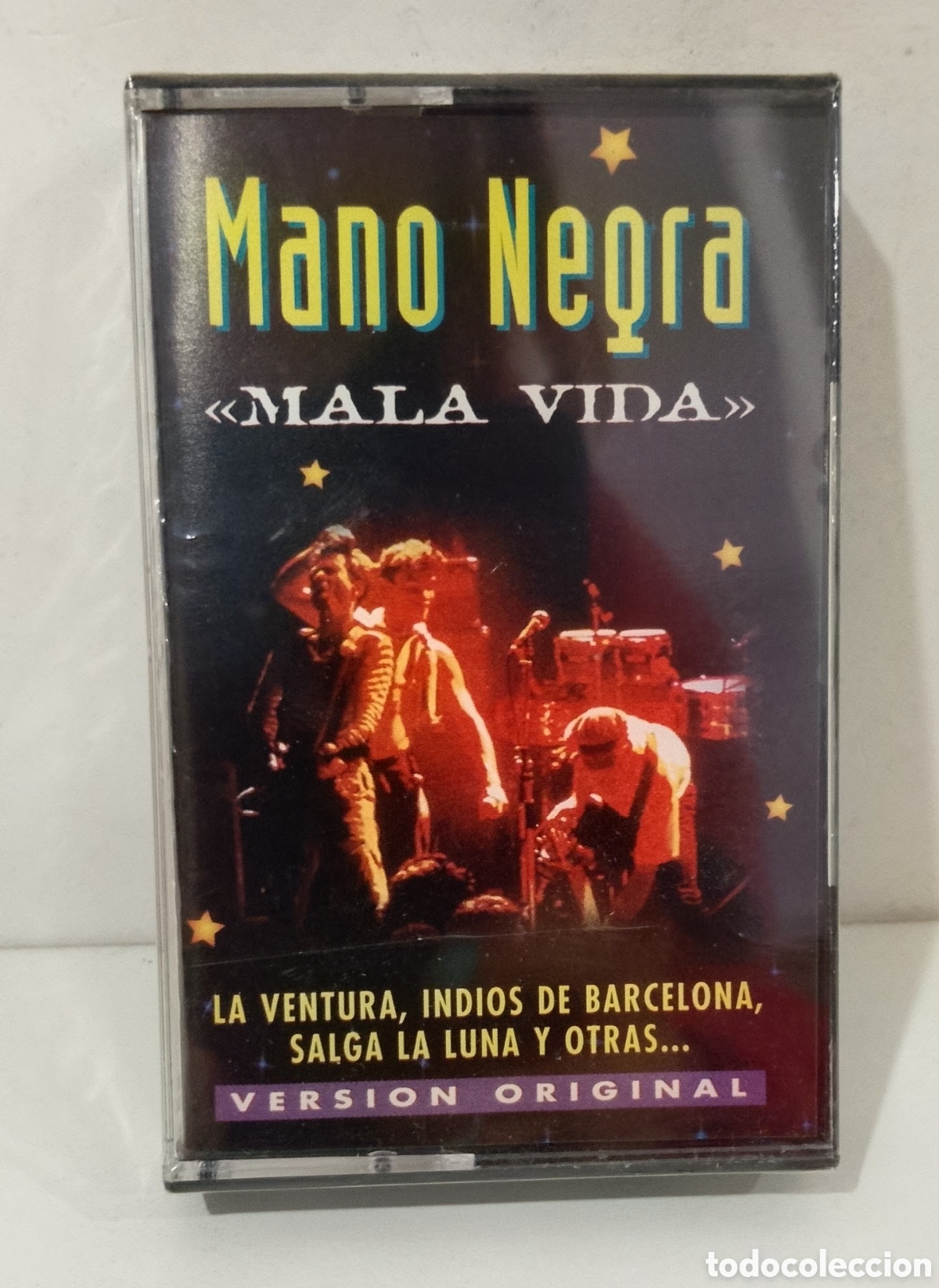 Cassetes antigas: MANO NEGRA - MALA VIDA. VERSION ORIGINAL. CASSETTE PRECINTADO