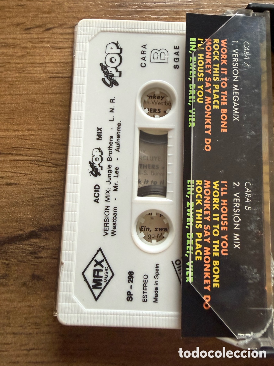 Casetes antiguos: Cassete de s&uacute;per pop acid mix - Foto 5