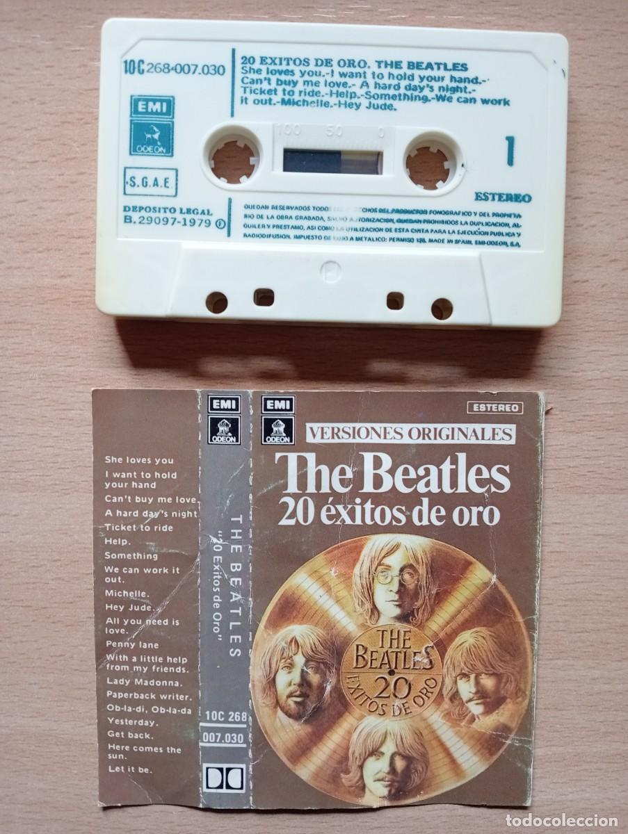 Casetes antiguos: Casete THE BEATLES &rdquo;20 &Eacute;xitos de Oro&rdquo; - Foto 1