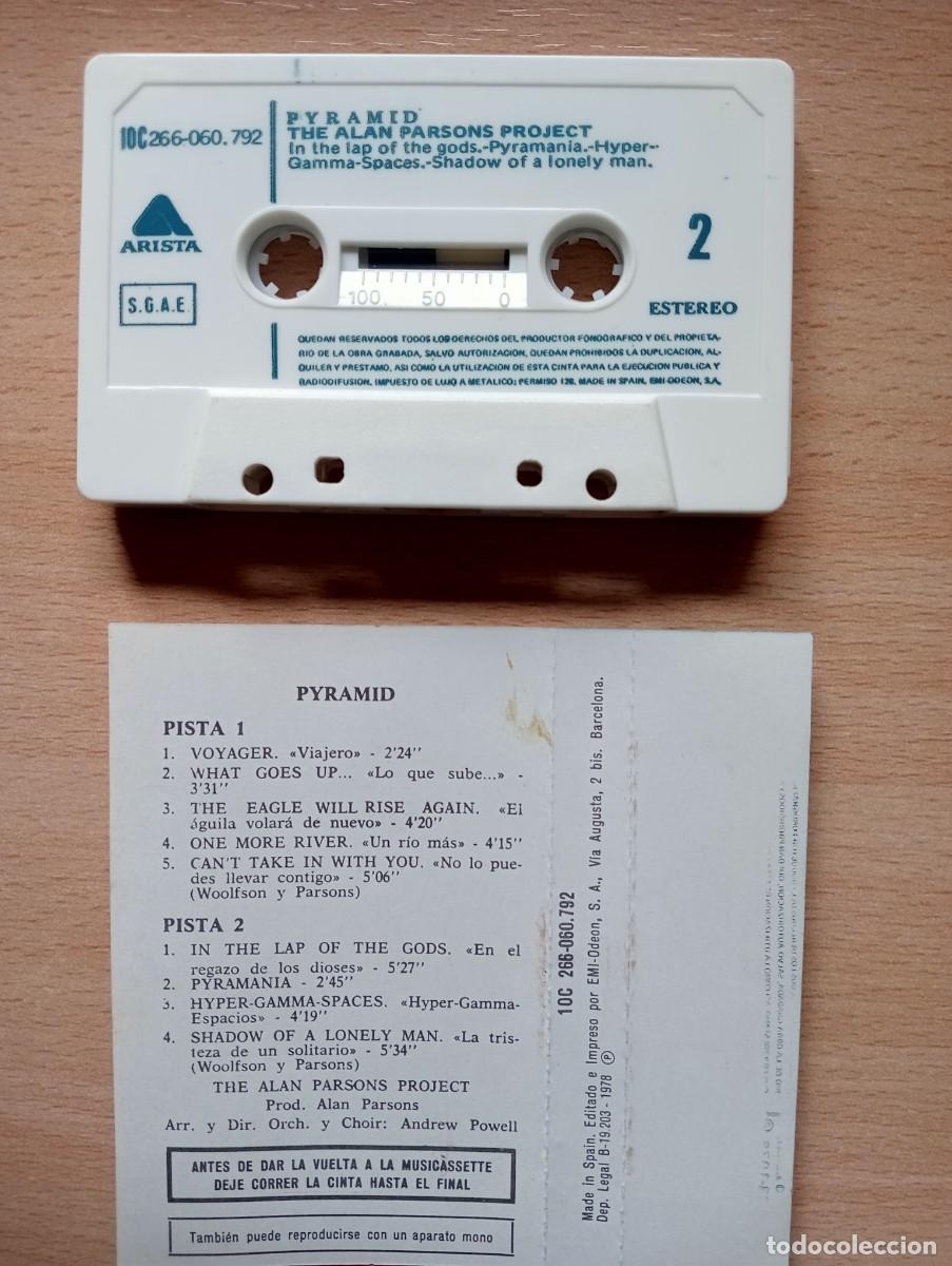 Casetes antiguos: Casete THE ALAN PARSONS PROJECT &rdquo;Pyramid&rdquo; - Foto 2