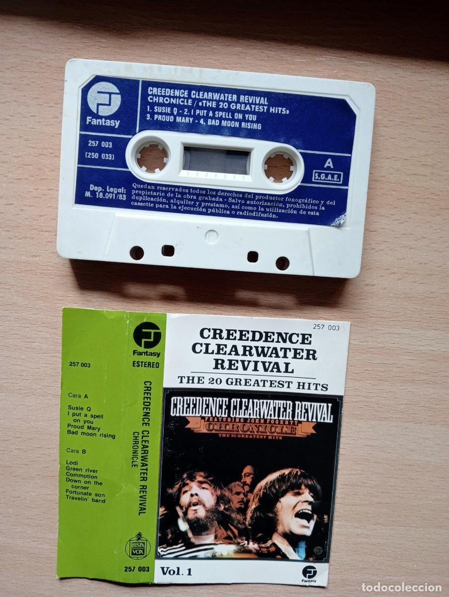 Alte Kassetten: Casete THE CREEDENCE CLEARWATER REVIVAL &rdquo;The 20 Greatest Hits&rdquo;