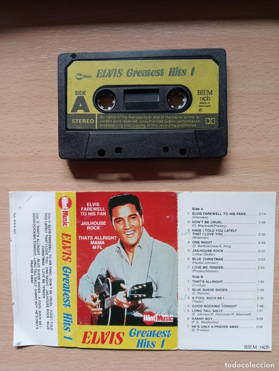 Casetes antiguos: Casete ELVIS PRESLEY &rdquo;Greatest Hits 1&rdquo;
