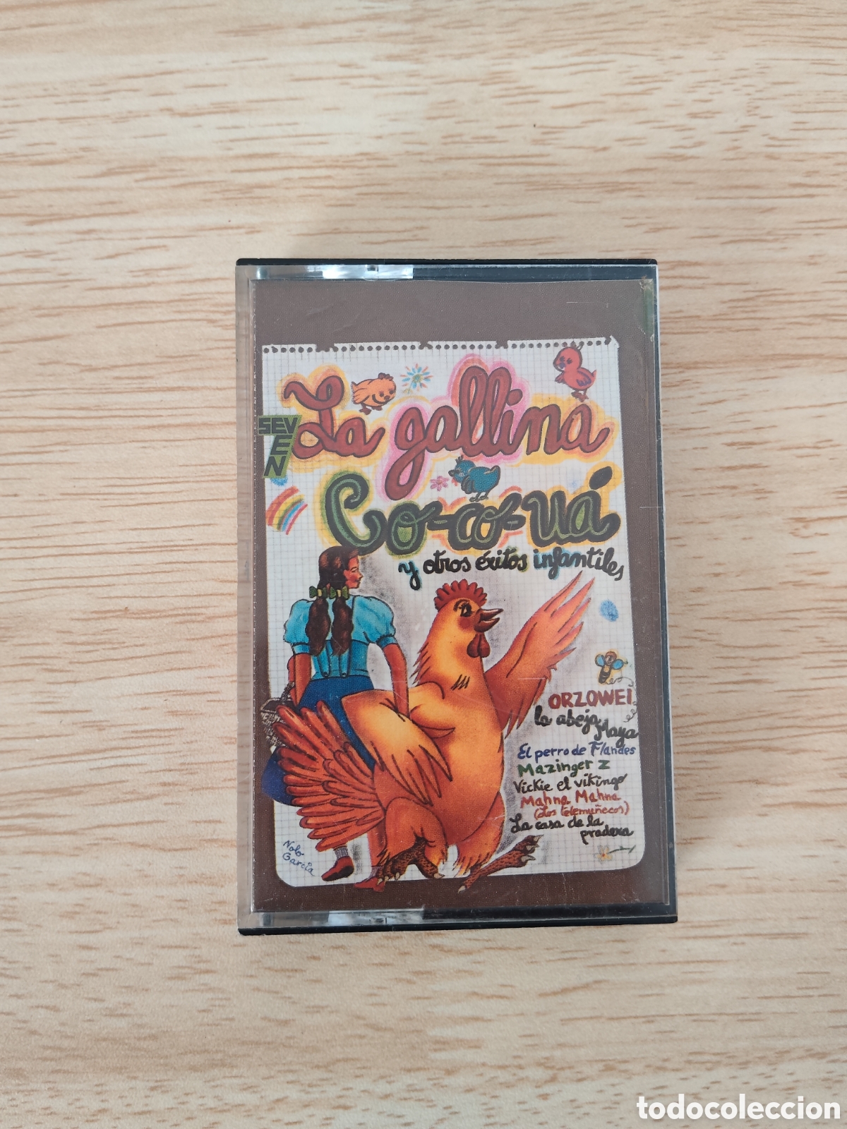 Alte Kassetten: Cassette La Gallina Co-co-u&aacute; 1978 Seven