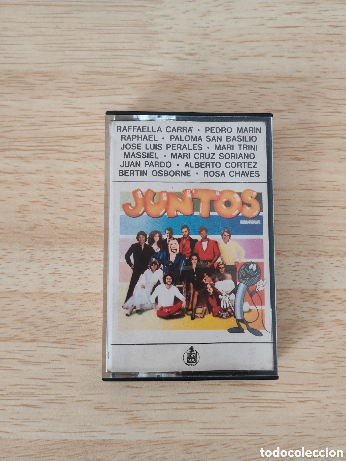 Alte Kassetten: Cassette Juntos Hispavox 1981 Pop Espa&ntilde;ol