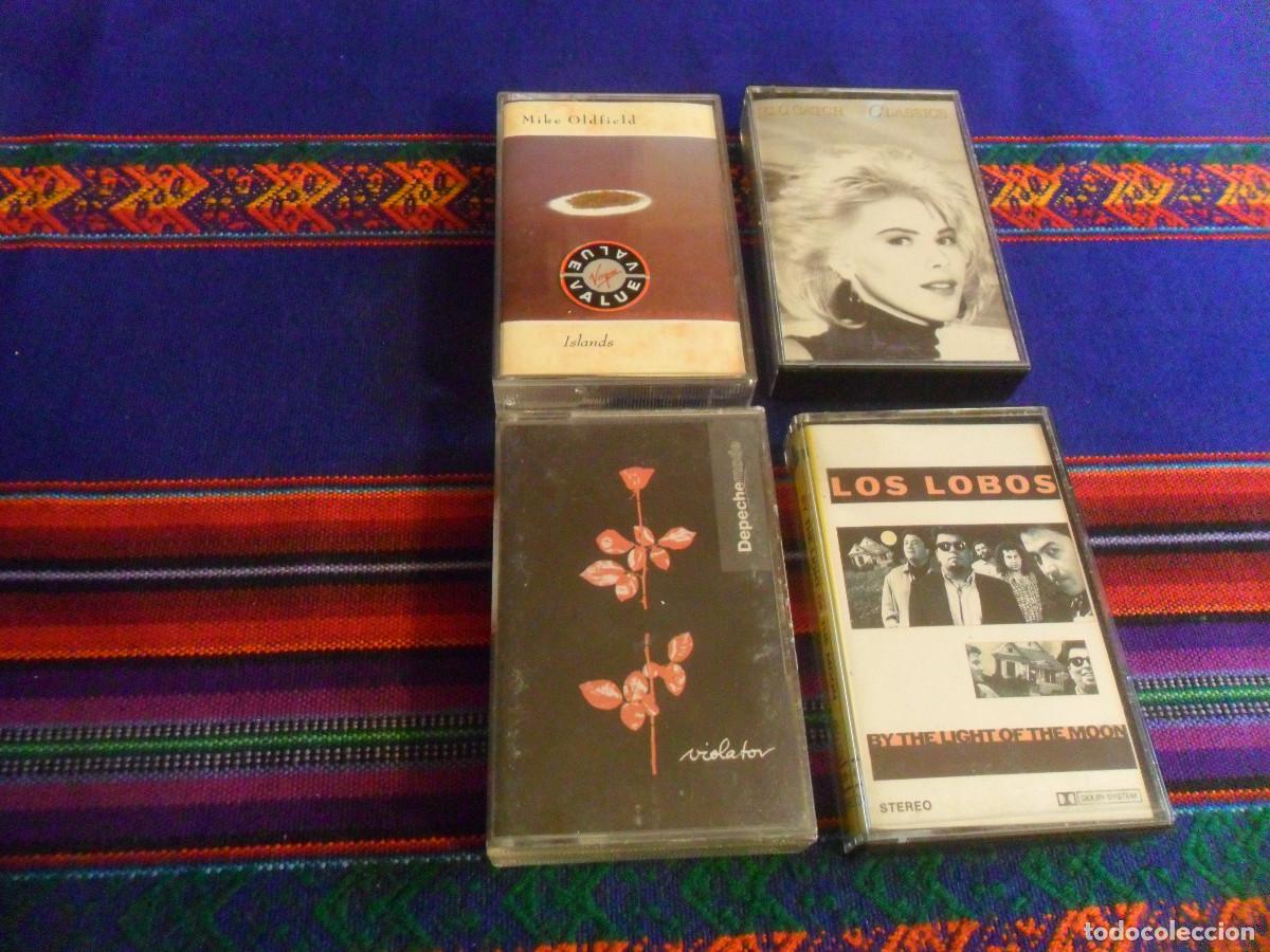 Old Cassettes: DEPECHE MODE VIOLATOR, C C CATCH CLASSICS, MIKE OLDFIELD ISLANDS, LOS LOBOS BY THE LIGHT OF THE MOON
