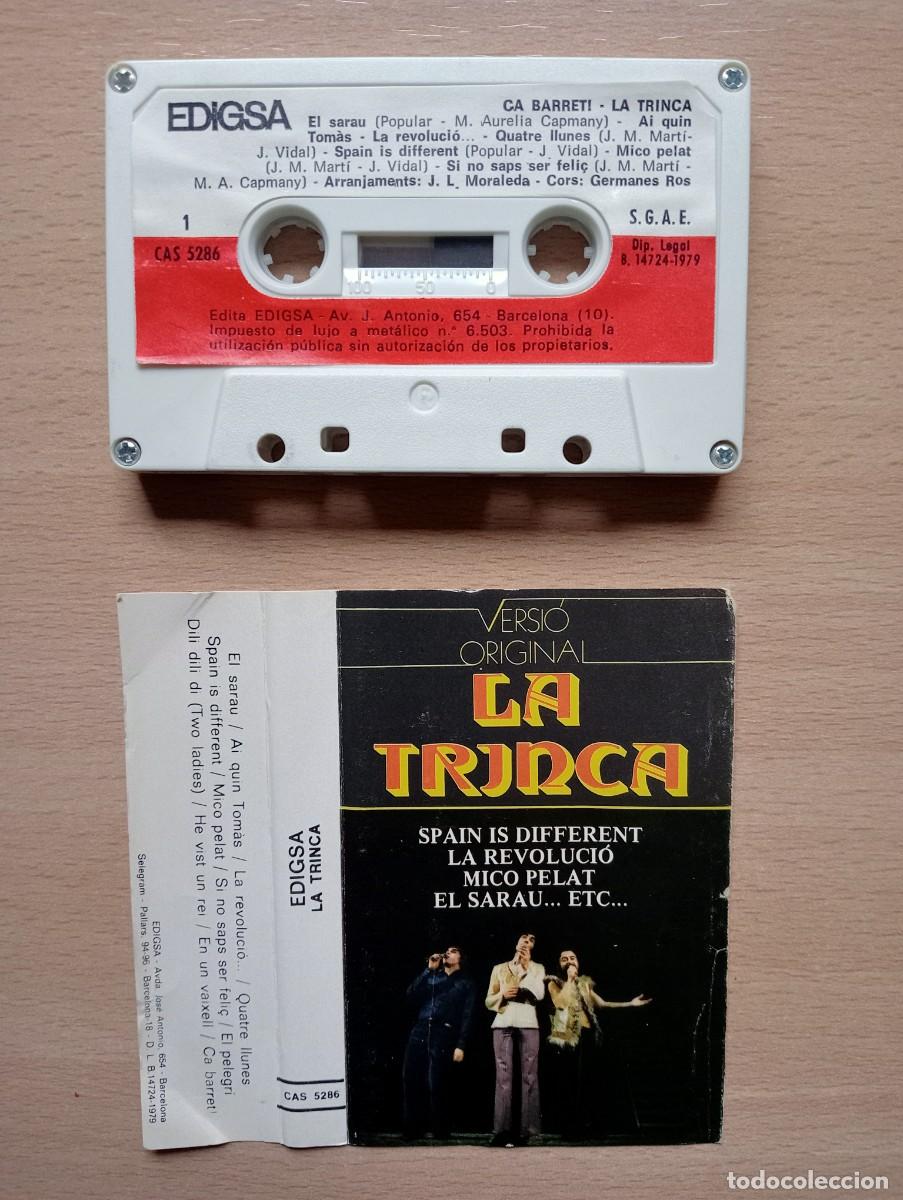 Casetes antiguos: Casete LA TRINCA &rdquo;Varios&rdquo; - Foto 1