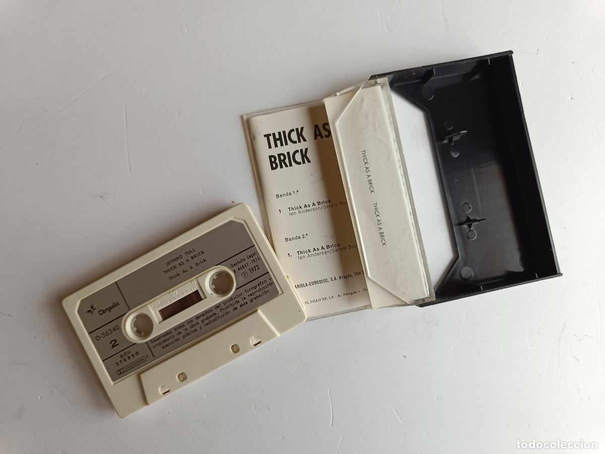 Casetes antiguos: JETHRO TULL - THICK AS A BRICK - CINTA CASSETTE - Foto 2